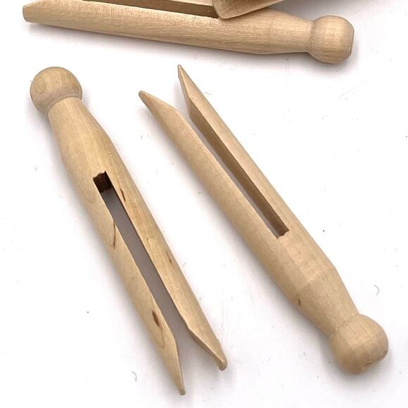 HOME DECOR & art project wooden vintage clothespins (18) - Picture 4 of 4